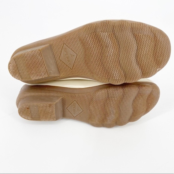 SPERRY Syren Gulf Duck Boot Ivory Size 7 - Picture 5 of 9